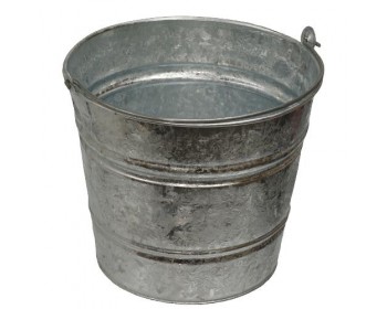12 Litre Galvanised Bucket